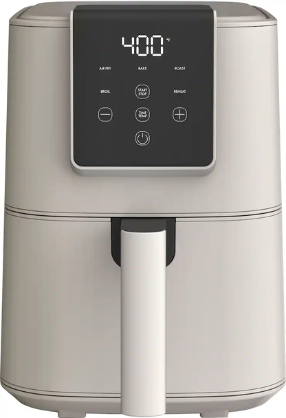 4-qt. Touchscreen Slim Air Fryer - Oatmilk