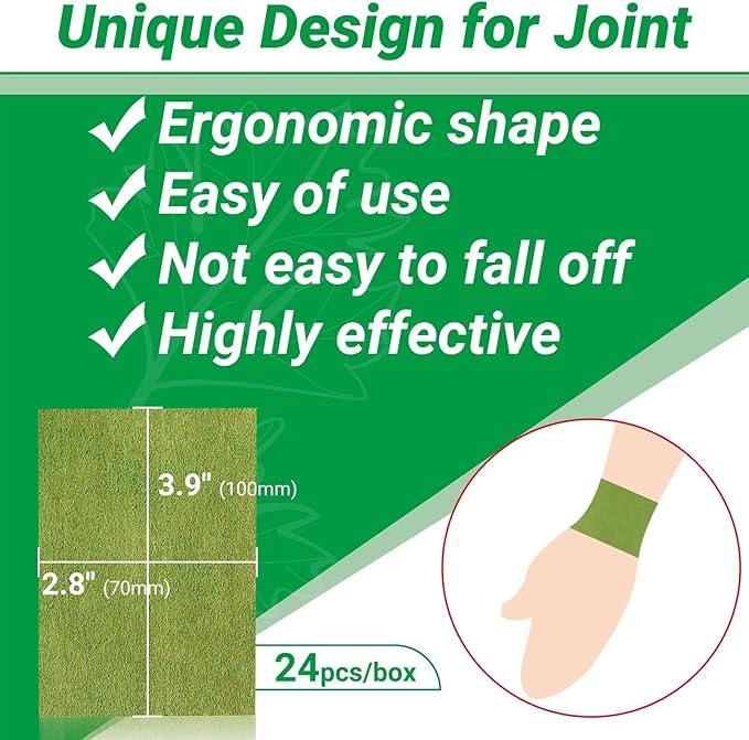 Pain Patches, 24 Count Fast Acting Heat Patches